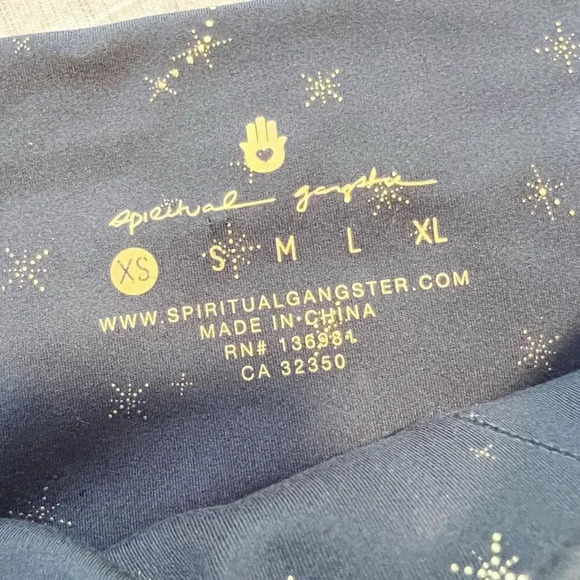 SPIRITUAL GANGSTER Zodiac Intent High-Waist‎ Legging in Navy XS - Picture 5 of 5